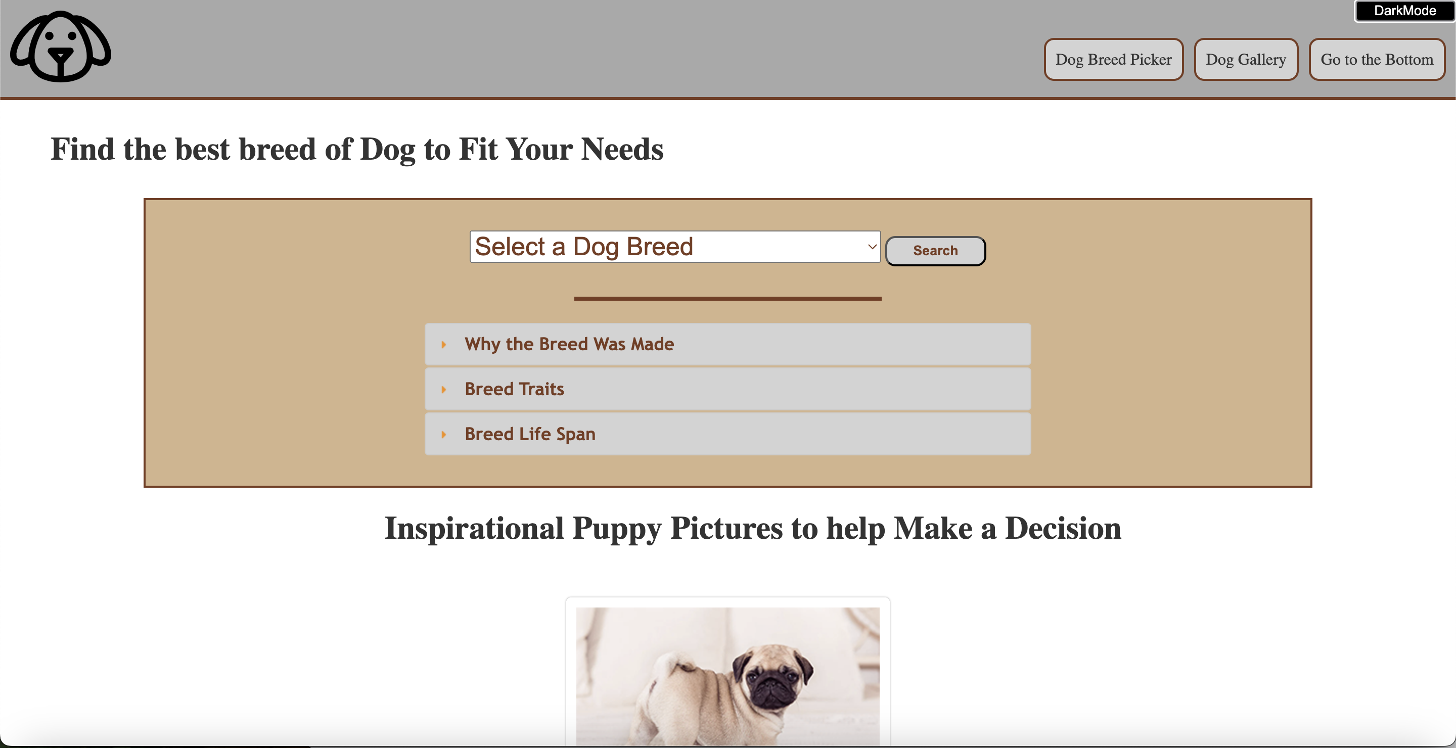 Jquery/API/Json/Ajax webpage